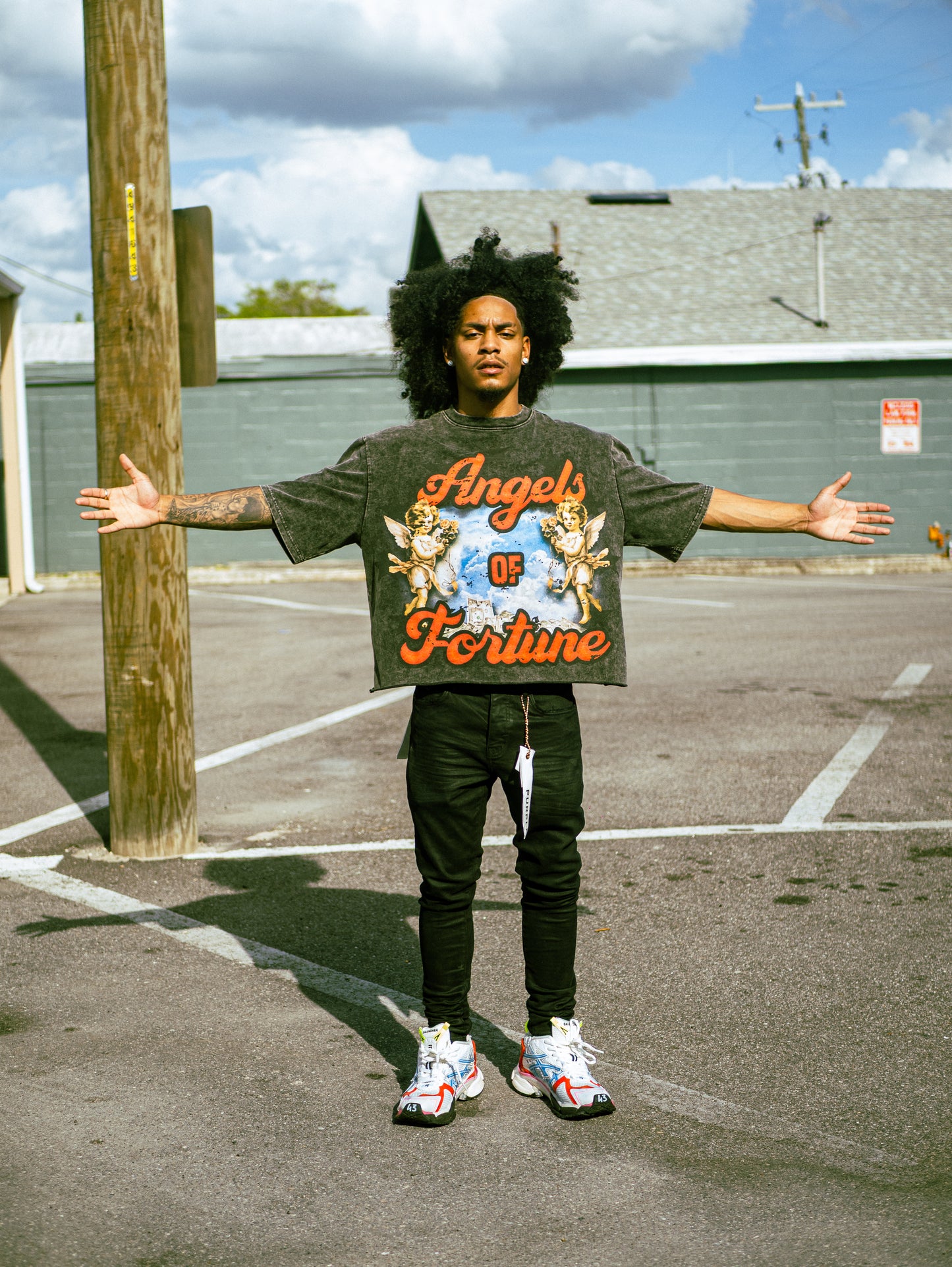 Angel Of Fortune T Shirt Red